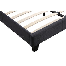Load image into Gallery viewer, Double Linen Fabric Bed Frame Grey