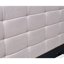 Load image into Gallery viewer, Linen Fabric King Deluxe Bed Frame Beige