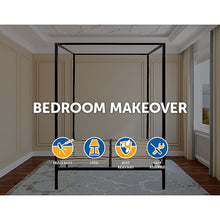 Load image into Gallery viewer, 4 Four Poster Double Bed Frame