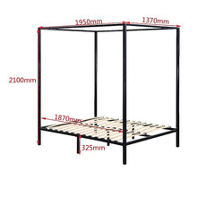 Load image into Gallery viewer, 4 Four Poster Double Bed Frame