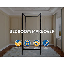 Load image into Gallery viewer, 4 Four Poster Single Bed Frame