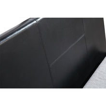Load image into Gallery viewer, King Single PU Leather Bed Frame Black