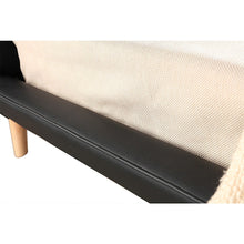 Load image into Gallery viewer, King PU Leather Deluxe Bed Frame Black