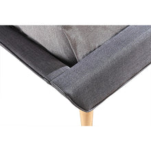 Load image into Gallery viewer, King Linen Fabric Deluxe Bed Frame Grey