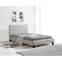 Load image into Gallery viewer, King Single Linen Fabric Bed Frame Beige