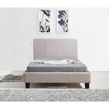 Load image into Gallery viewer, King Single Linen Fabric Bed Frame Beige