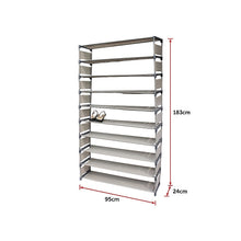 Load image into Gallery viewer, 50 Pairs 10 Tiers Shoe Rack