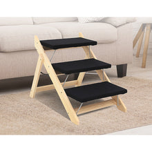Load image into Gallery viewer, 3 Steps Portable Dog Cat Pet Stairs