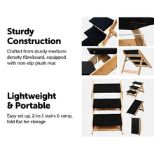 Load image into Gallery viewer, 3 Steps Portable Dog Cat Pet Stairs
