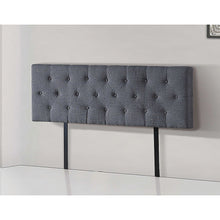 Load image into Gallery viewer, Linen Fabric Queen Bed Deluxe Headboard Bedhead - Grey