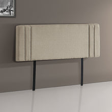Load image into Gallery viewer, Linen Fabric Queen Bed Deluxe Headboard Bedhead - Beige