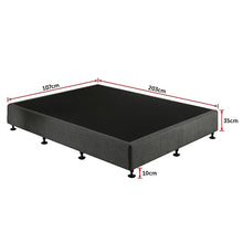 Load image into Gallery viewer, Palermo King Single Ensemble Bed Base Platinum Graphite Linen Fabric