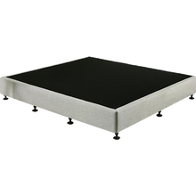 Load image into Gallery viewer, Palermo King Single Ensemble Bed Base Platinum Light Grey Linen Fabric