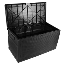 Load image into Gallery viewer, 450L Patio Deck Box Outdoor Storage Plastic Bench Box