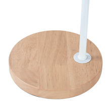 Load image into Gallery viewer, Modern Table lamp Desk Light Timber Base Bedside Bedroom White