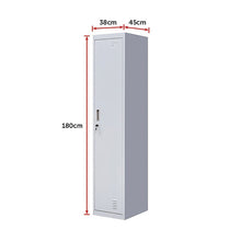 Load image into Gallery viewer, One-Door Office Gym Shed Clothing Locker Cabinet
