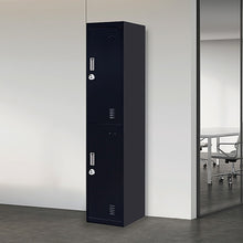 Load image into Gallery viewer, 2-Door Vertical Locker for Office Gym Shed School Home Storage