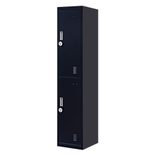 Load image into Gallery viewer, 2-Door Vertical Locker for Office Gym Shed School Home Storage
