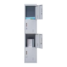 Load image into Gallery viewer, 4-Door Vertical Locker for Office Gym Shed School Home Storage