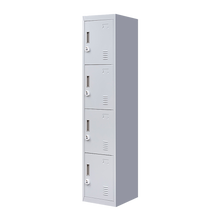 Load image into Gallery viewer, 4-Door Vertical Locker for Office Gym Shed School Home Storage