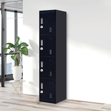 Load image into Gallery viewer, 4-Door Vertical Locker for Office Gym Shed School Home Storage