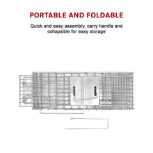 Load image into Gallery viewer, Trap Humane Possum Cage Live Animal Safe Catch Rabbit Cat Hare Fox Bird