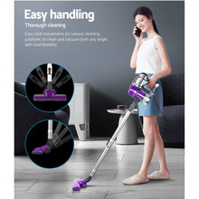 Load image into Gallery viewer, Devanti Corded Handheld Bagless Vacuum Cleaner - Purple and Silver
