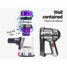 Load image into Gallery viewer, Devanti Corded Handheld Bagless Vacuum Cleaner - Purple and Silver