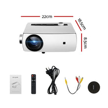 Load image into Gallery viewer, Devanti Mini Video Projector Wifi USB HDMI Portable HD 1080P Home Movie