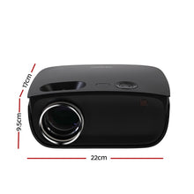 Load image into Gallery viewer, Devanti Mini Video Projector Wifi USB HDMI Portable HD 1080P Home Theatre