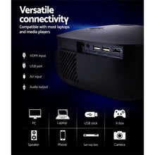 Load image into Gallery viewer, Devanti Mini Video Projector Wifi USB HDMI Portable HD 1080P Home Theatre