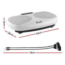Load image into Gallery viewer, Everfit Vibration Machine Vertical Rhythm Platform Resistance Rope Home Workout