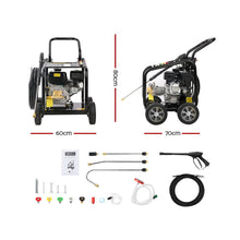 Load image into Gallery viewer, Giantz 4800PSI 20M Petrol High Pressure Cleaner Washer Water Jet Hose Gurney