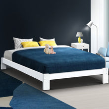 Load image into Gallery viewer, Artiss Bed Frame Double Size Wooden Bed Base JADE Timber Foundation Mattress