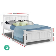 Load image into Gallery viewer, Artiss Queen Size Wooden Bed Frame Kids Adults Timber