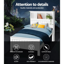 Load image into Gallery viewer, Artiss King Single Wooden Timber Bed Frame