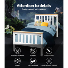 Load image into Gallery viewer, Single Wooden Kids Bed Frame