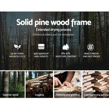 Load image into Gallery viewer, Single Wooden Kids Bed Frame