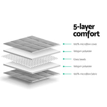 Load image into Gallery viewer, 7KG Microfibre Gravity Relaxing Calming Adult Light Grey Weighted Blanket