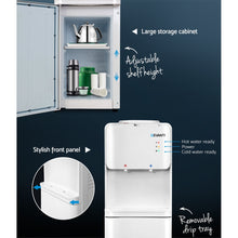 Load image into Gallery viewer, 22L Water Cooler Dispenser Top Loading Hot Cold Taps Filter Purifier Bottle
