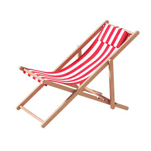 Load image into Gallery viewer, Gardeon Outdoor Deck Chair Wooden Sun Lounge Folding Beach Patio Furniture Red