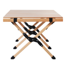 Load image into Gallery viewer, Gardeon Outdoor Furniture Wooden Egg Roll Picnic Table Camping Desk 120CM