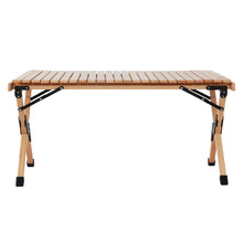 Load image into Gallery viewer, Gardeon Outdoor Furniture Wooden Egg Roll Picnic Table Camping Desk 90CM