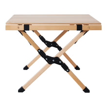 Load image into Gallery viewer, Gardeon Outdoor Furniture Wooden Egg Roll Picnic Table Camping Desk 90CM