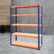 Load image into Gallery viewer, Durable Steel Warehouse Shelving Rack 120cm x 40cm x 180cm