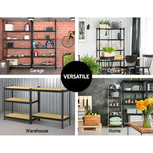 Load image into Gallery viewer, Giantz 1.5M Warehouse Racking Rack Storage Shelf Organiser Industrial Shelving Garage Kitchen Store Shelves Steel