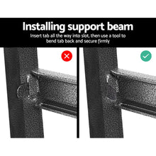 Load image into Gallery viewer, Durable Steel Warehouse Shelving Rack x 2 - Charcoal 70 x 30 x 150cm