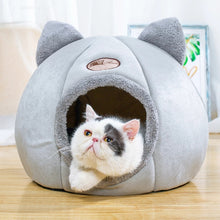 Load image into Gallery viewer, Winter Warm Plush Soft Portable Foldable Cute Pet Bed