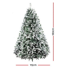 Load image into Gallery viewer, 1.8M 6FT Great Snowy Green Christmas Tree