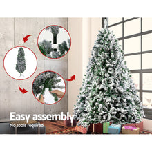 Load image into Gallery viewer, 1.8M 6FT Great Snowy Green Christmas Tree